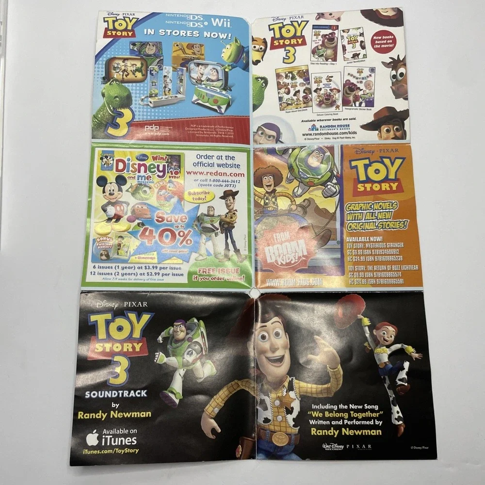 Toy Story 3 (Nintendo Wii, 2006) CIB Complete with Manual + Poster- Tested